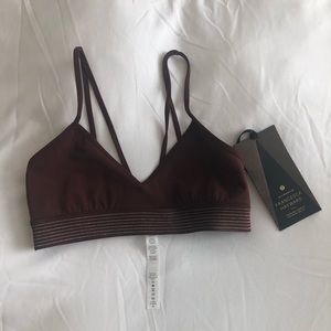 Lululemon principal dancer bralette 6 Maroon